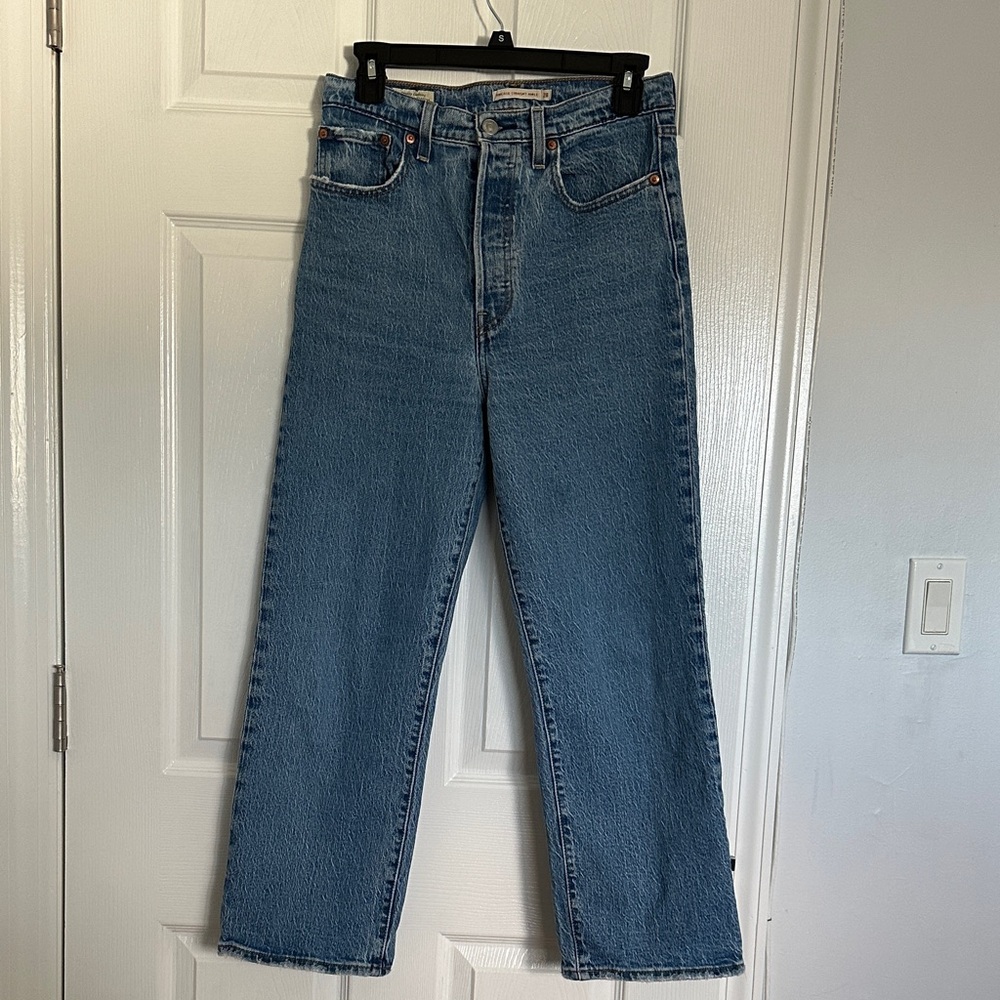 Levi’s Premium Ribcage Straight Ankle 28 width - Picture 3 of 13